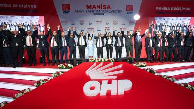 CHP Genel Başkanı Özgür Özel Manisa'da partisinin belediye başkan adaylarını açıkladı