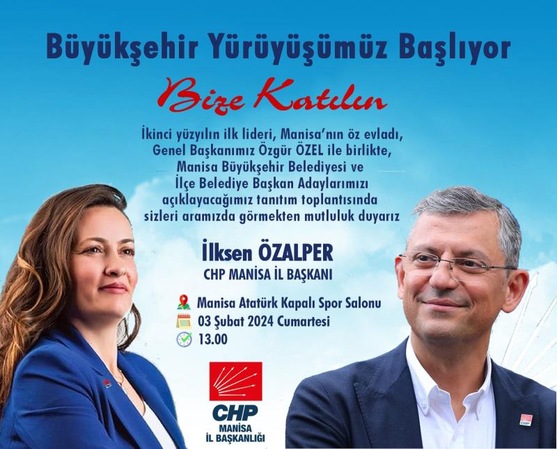 Özgür Özel Manisa Adaylarını Açıklıyor