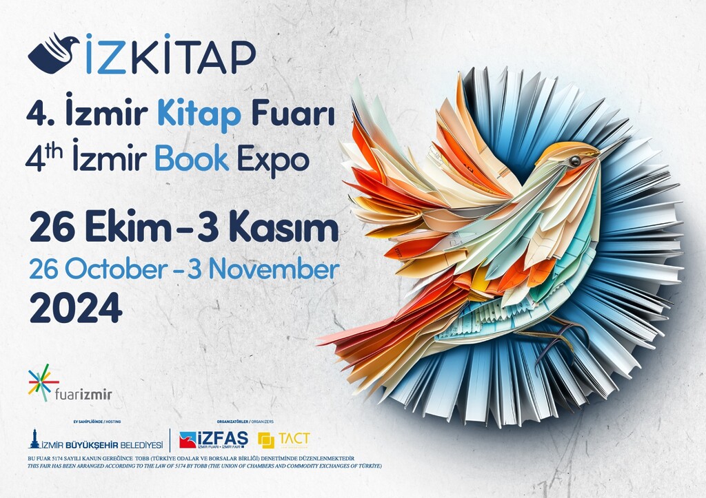 İzmir Kitap Fuarı (İZKİTAP) 26 Ekim-3 Kasım arası ziyaretçilerini ağırlayacak.