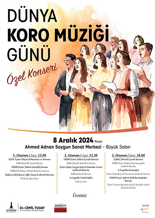 Dünya Koro Müziği Günü'ne özel 18 KORODAN konser