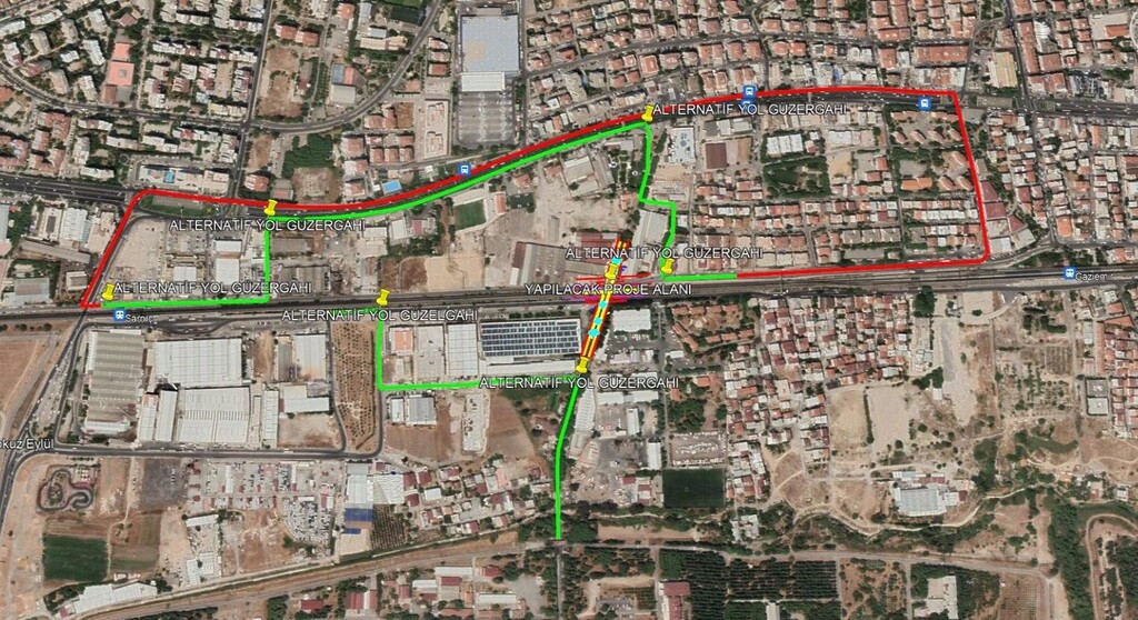 Gaziemir'de trafik rahatlayacak