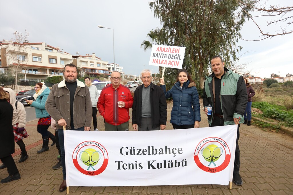 Güzelbahçe’de İmar Rantı Protestosu