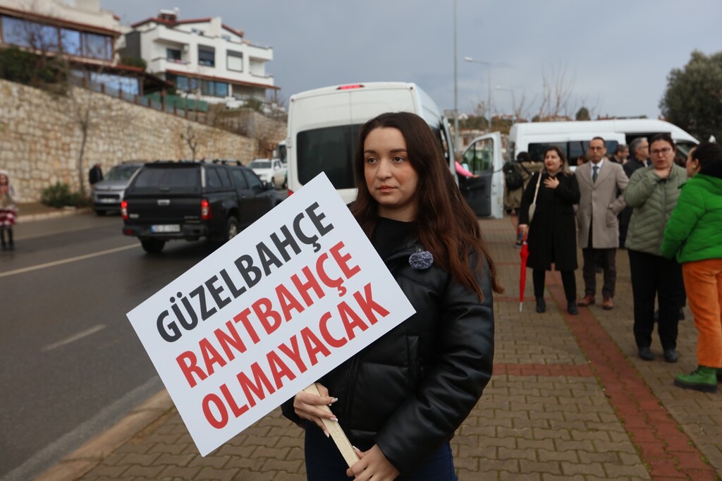 Güzelbahçe’de İmar Rantı Protestosu