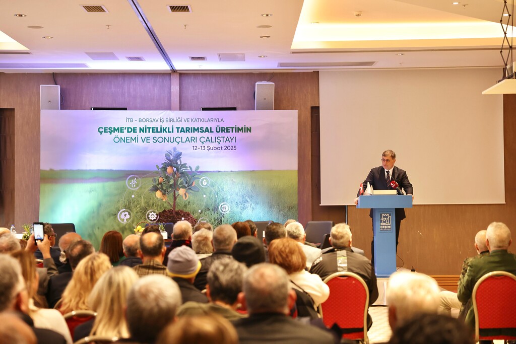 Çeşme’de Nitelikli Tarımsal Üretimin Önemi ve Sonuçları Çalıştayı başladı