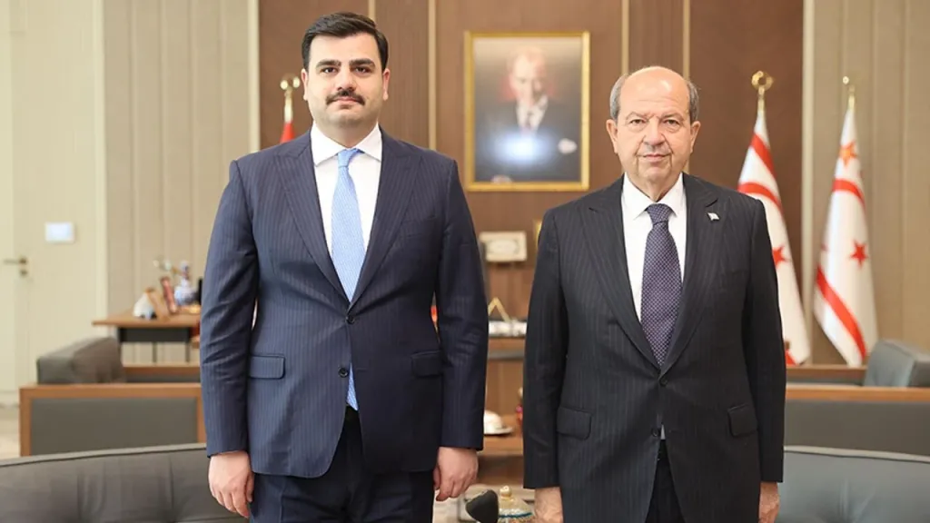 AK Partili İnan’dan Ersin Tatar’a ziyaret