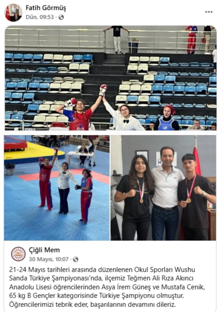 Çiğli'ye 2 Türkiye Şampiyonluğu