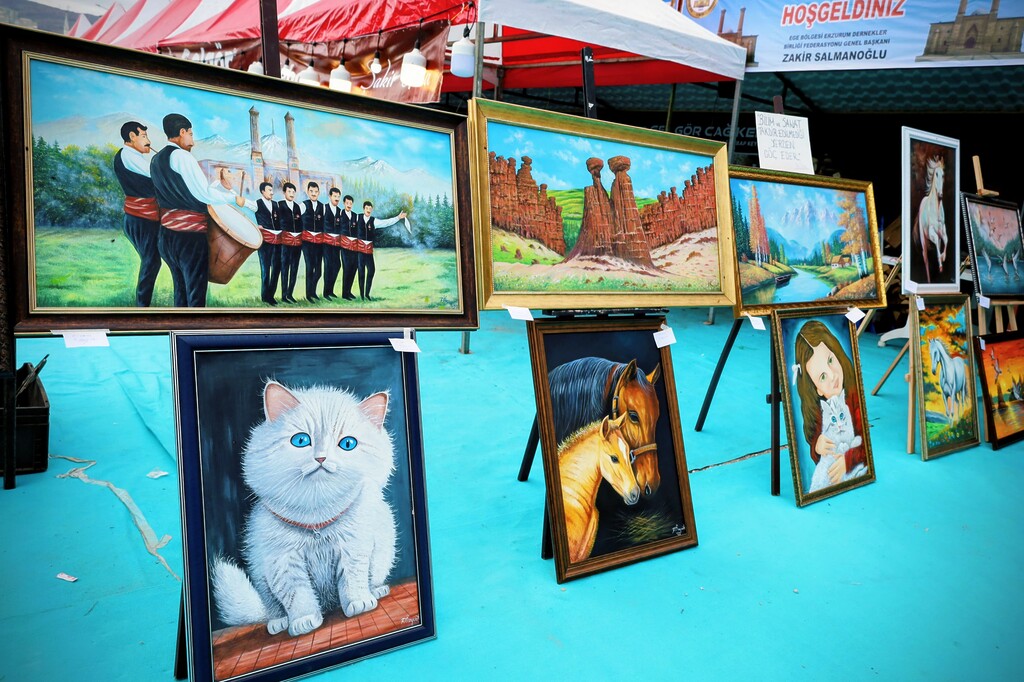 Fesih Özyurt, 16. Kişisel sergisini Çiğli'de açtı 