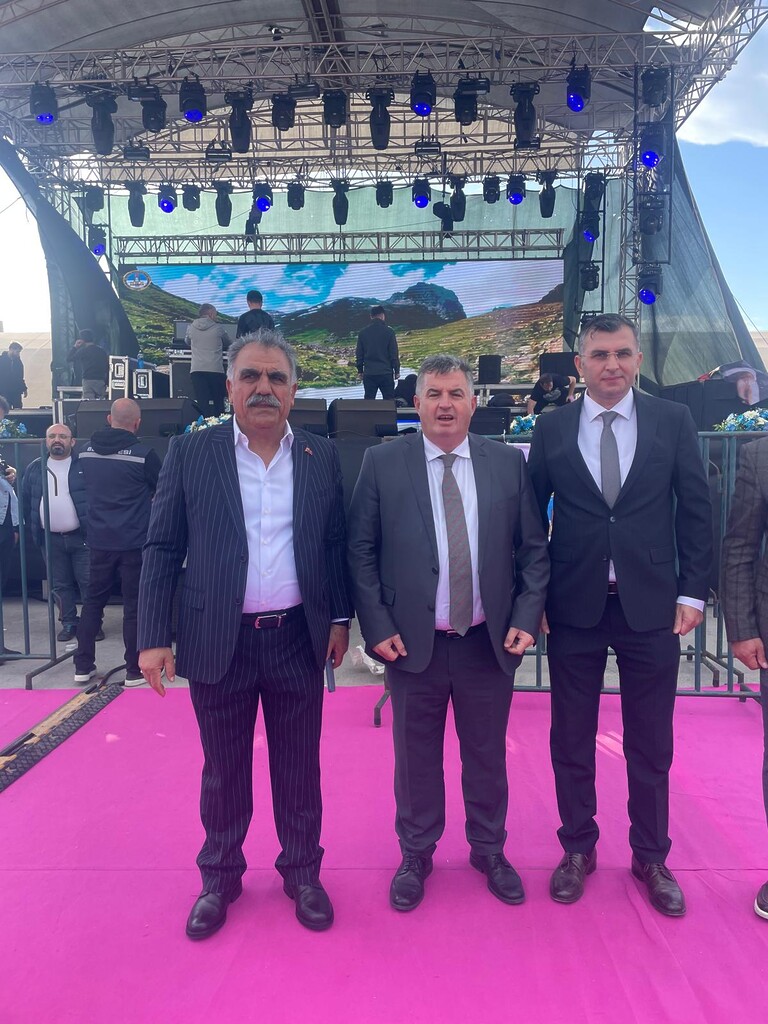 İzmir Kültür ve Turizm İl Müdürü Sadık Doğruer ve Zakir Salmanoğlu