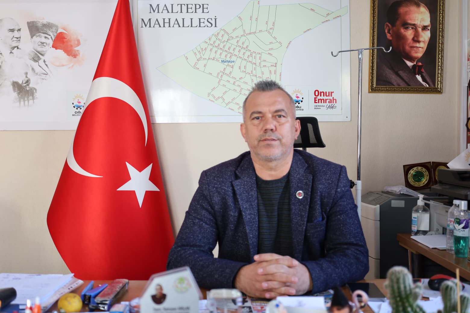 Maltepe Mahallesi Muhtarı Ramazan Arslan Dayanışmayı Büyütüyor.