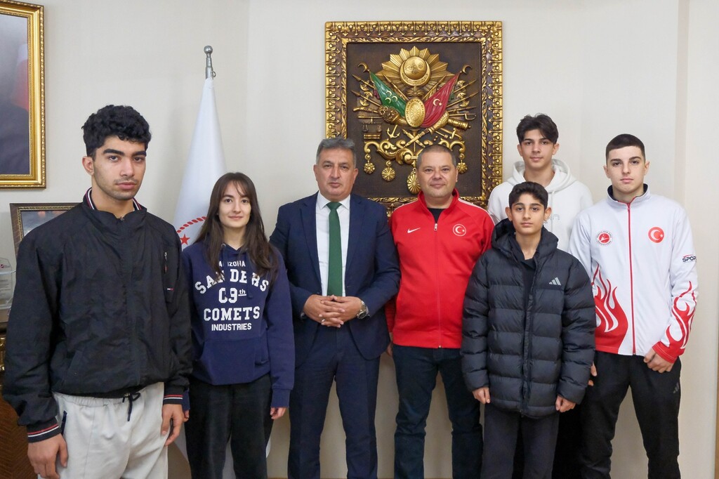 GENÇLİK SPOR İL MÜDÜRÜ ESKİCİ BAŞARILI SPOR KÜLÜBÜNÜ KABUL ETTİ. 