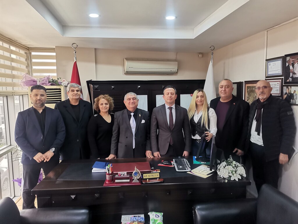 Çiğli Kaymakamı Fatih Görmüş'ten Arif Altıkulaç'a ziyaret