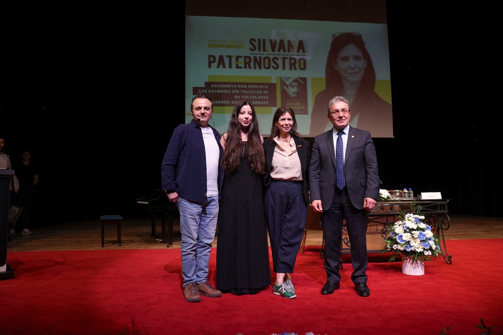 Gazeteci, yazar ve film yapımcısı Silvana Paternostro Deü’lü öğrencilerle buluştu