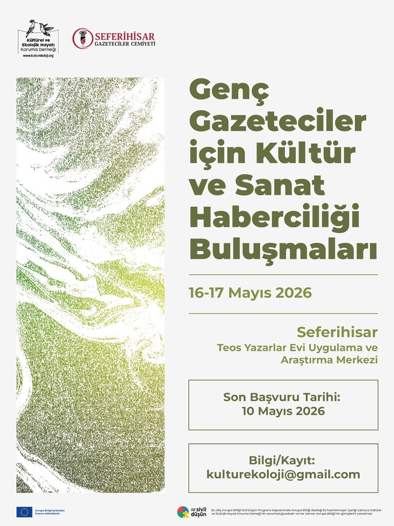 Festival kenti İzmir’de genç gazeteciler kültür ve sanat haberciliği eğitimlerinde buluşuyor