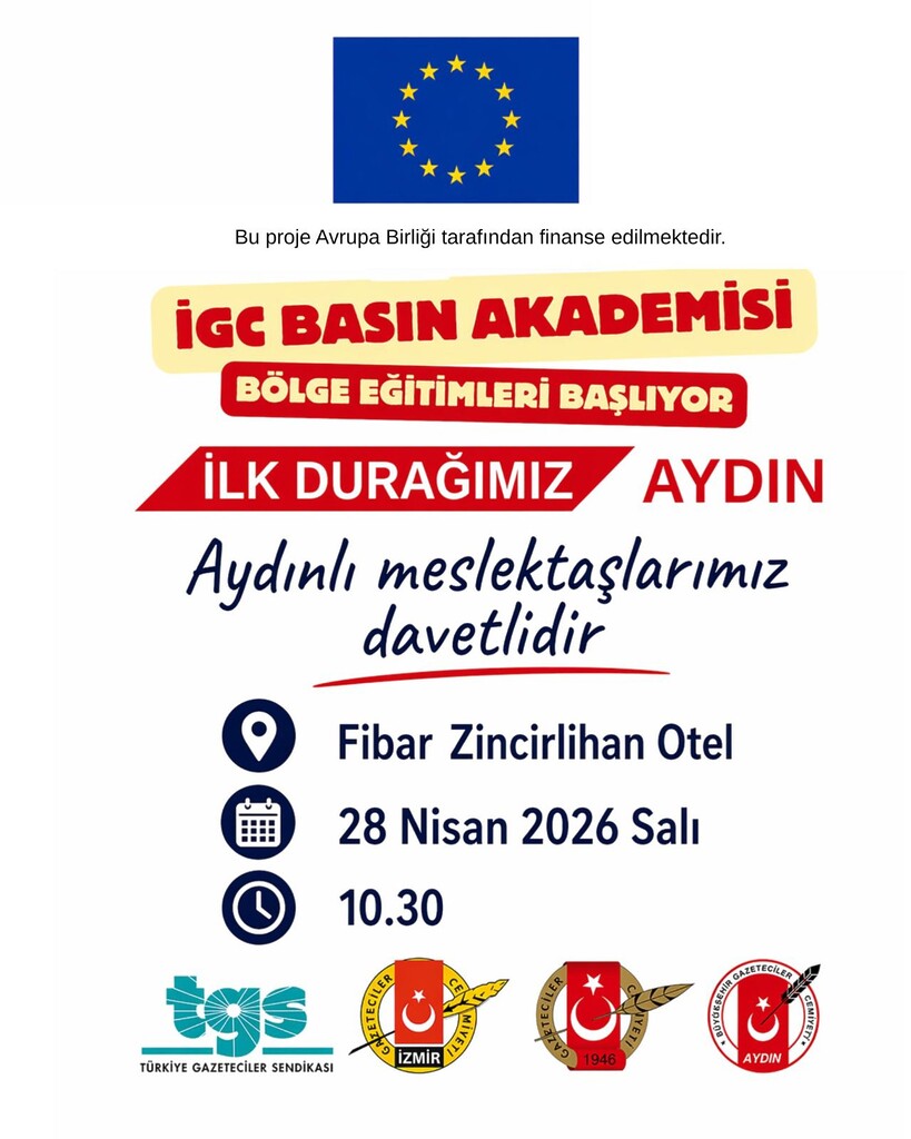 İGC BASIN AKADEMİSİ BÖLGE İL EĞİTİMLERİNE BAŞLIYOR