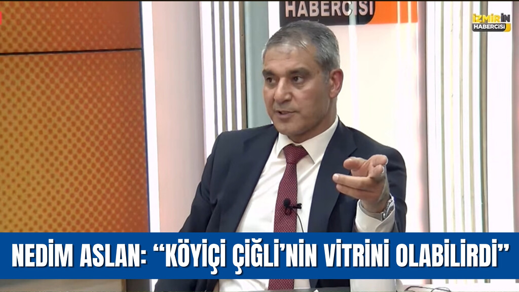 Nedim Aslan Sıddık Soysal ile Gündem Özel programında Çiğli Köyiçi imar planını anlatıyor.