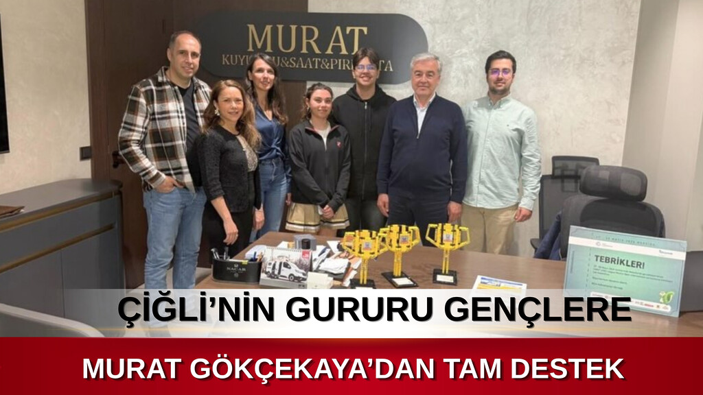 İzmir Çiğli Aydoğan Yağcı Bilim ve Sanat Merkezi’nin Robotik Takımı Spica’dan Murat Gökçekaya'ya ziyaret