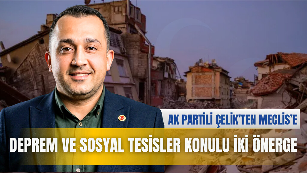 AK Parti Çiğli Meclis Üyesi Egemen Eren Çelik'ten iki önerge