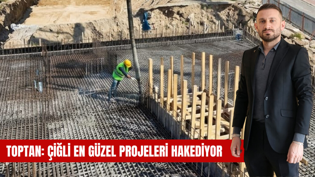 Tolga Toptan, Çiğli'nin prestij projesi Rizmir Cadde'nin temel atma töreninde açıklamalarda bulundu.