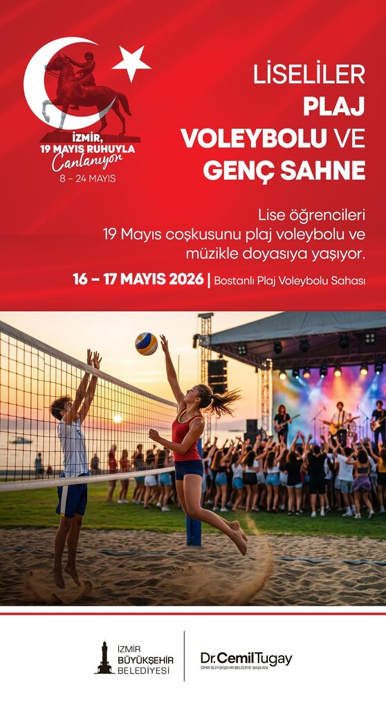 İzmir’de 19 Mayıs coşkusu tüm kenti sardı