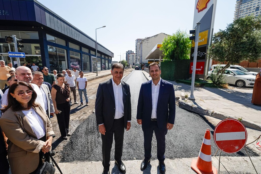 Çamdibi’nin yolları yenileniyor