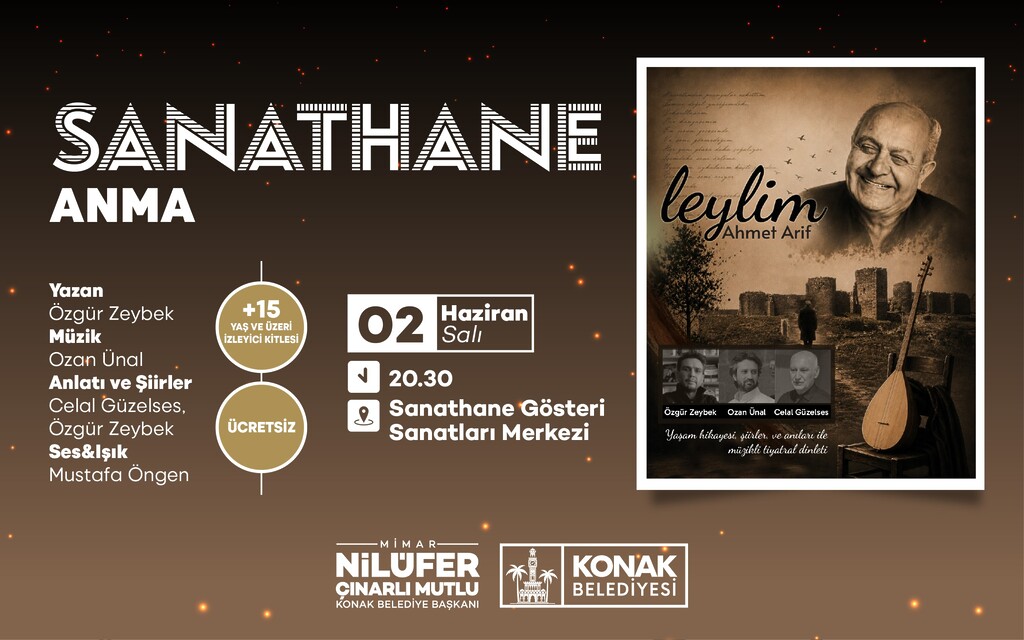 Konak’tan usta şairlere vefa: Nazım Hikmet ve Ahmed Arif Konak’ta anılacak