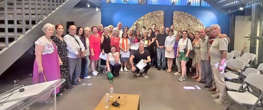 Mikail Müşfik anması, toplu fotoğraf çekimi.