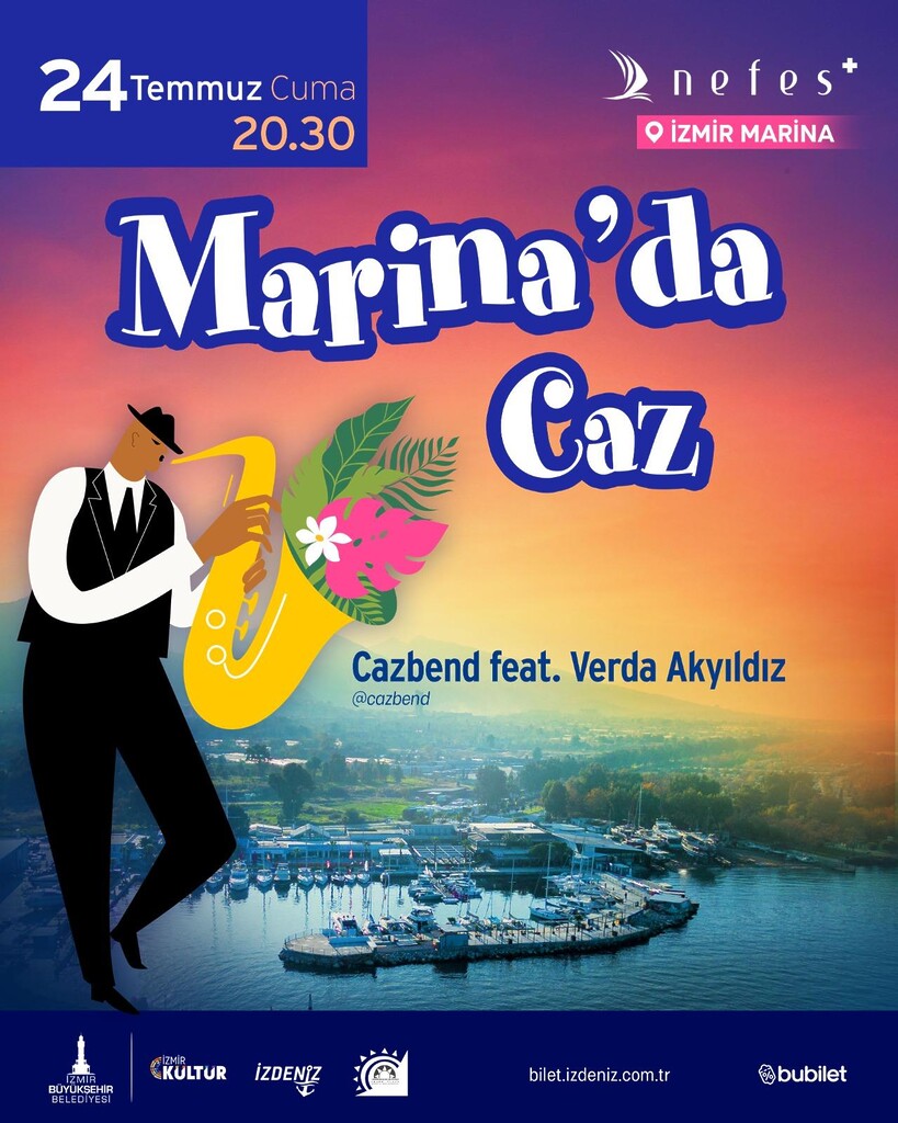 İzmir Marina’da ritim, deniz ve müzik bir arada