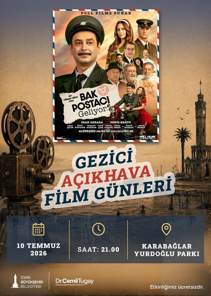 Gezici Açıkhava Film Günleri Karabağlar’da başlıyor