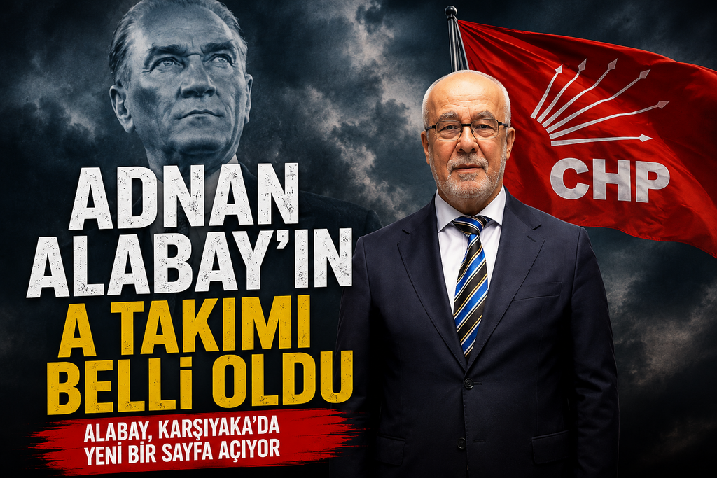 CHP Karşıyaka İlçe Başkanı Adnan Alabay yönetimini açıkladı.