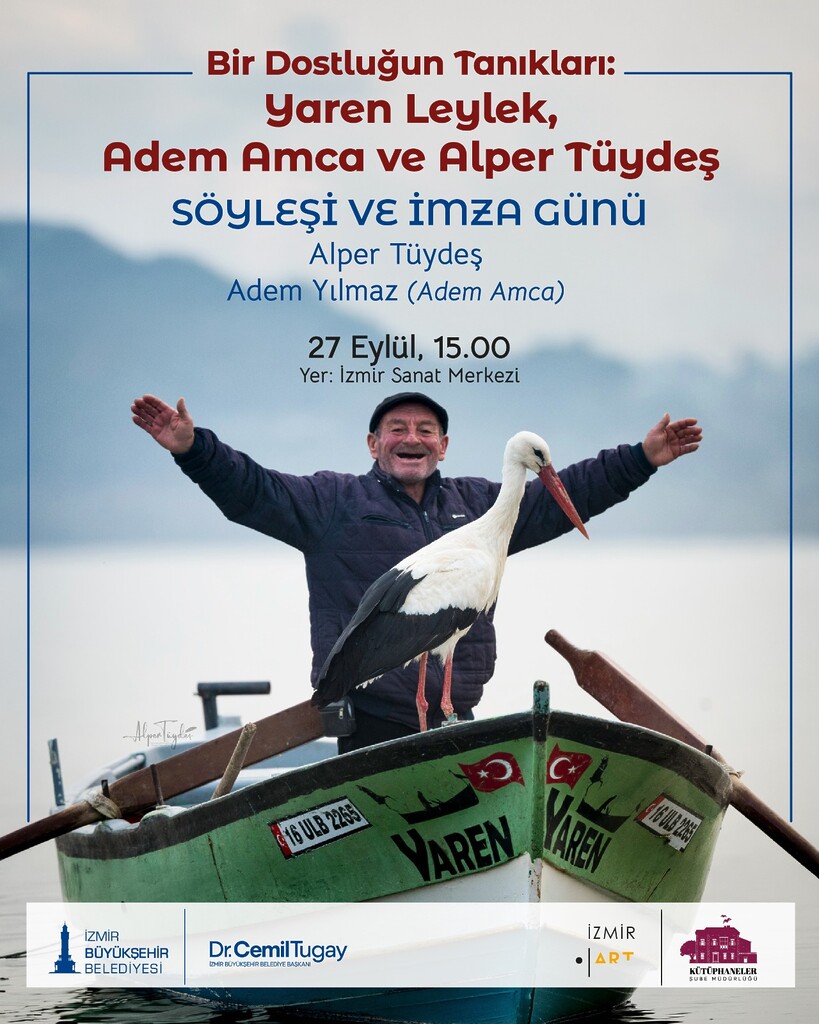 Yaren Leylek ve Adem amcanın dostluğu İzmir Sanat’ta