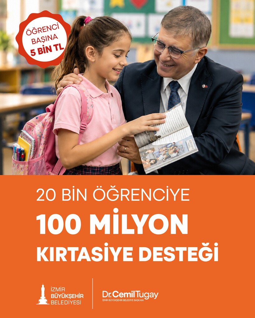 Büyükşehir’den 100 milyon TL’lik kırtasiye desteği