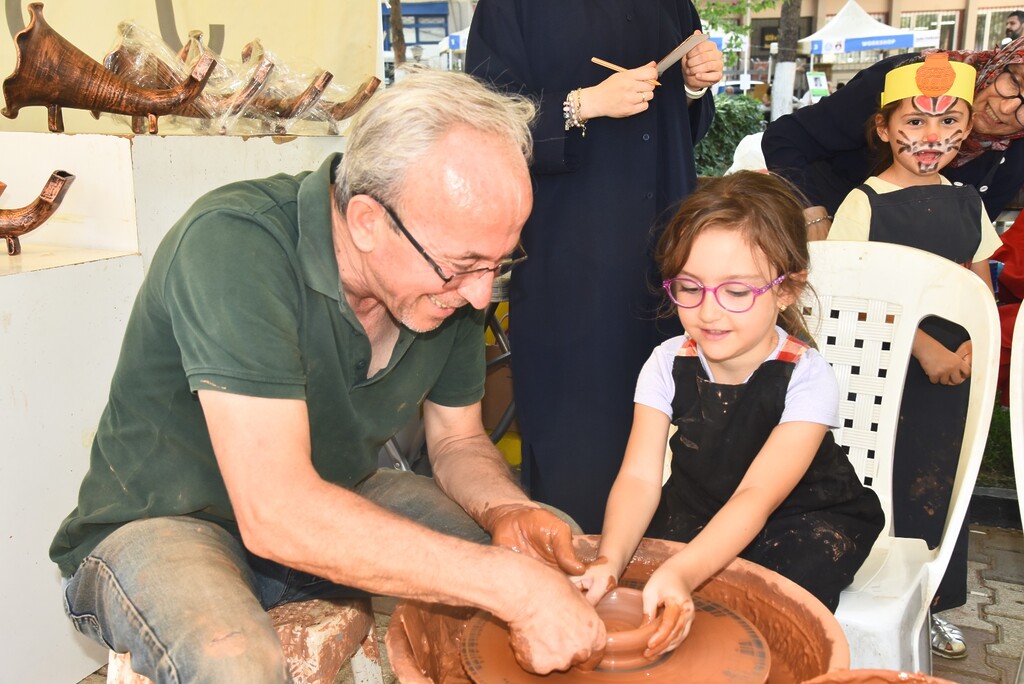 Çömlek Festivali’nde dünyaca ünlü eller yarıştı