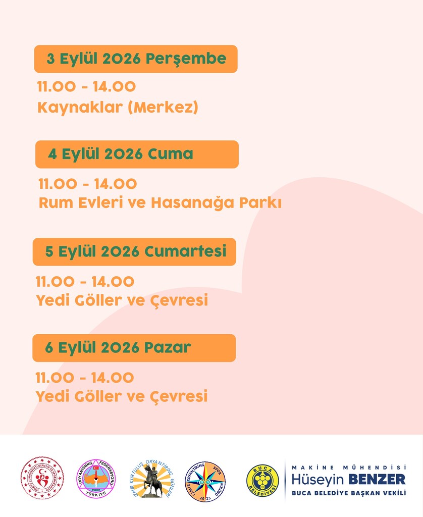 Buca’da oryantiring heyecanı