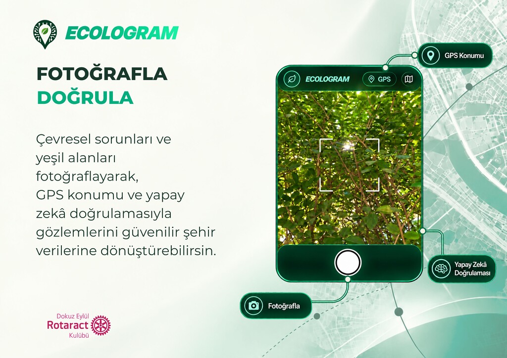 Dokuz Eylül Rotaract’tan çevre için dijital adım: Ecologram