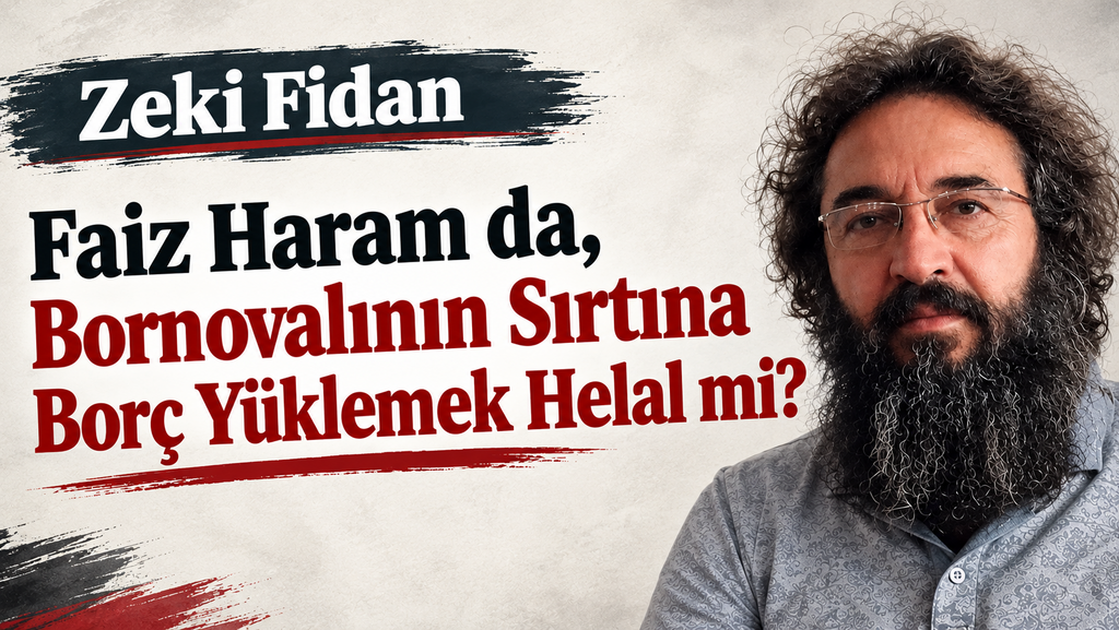 Zeki Fidan – Faiz Haram da, Bornovalının Sırtına Borç Yüklemek Helal mi?