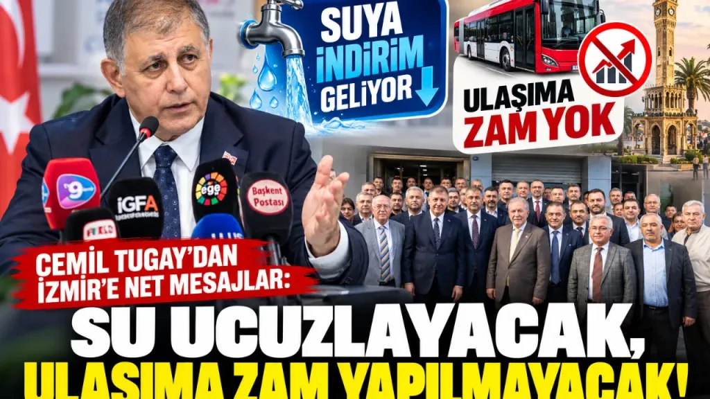 Su ucuzlayacak, ulaşıma zam yapılmayacak